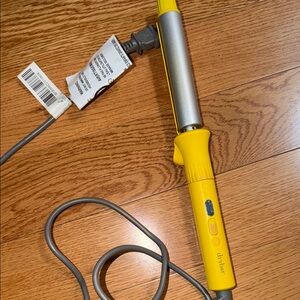 Drybar Vibrant Yellow and Sleek Silver Styling Tool
